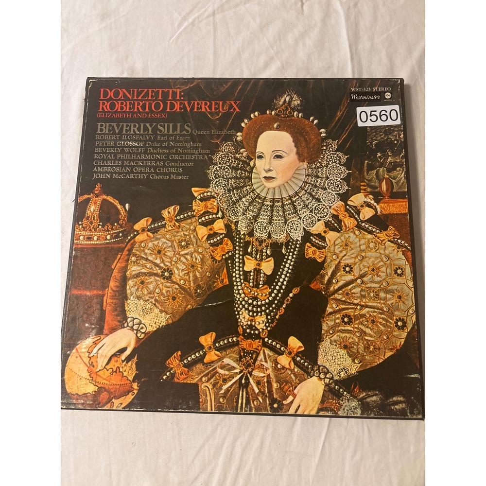 Westminster Donizetti Roberto Devereux Beverly Sills 3LP Box Set Stereo  WST-323